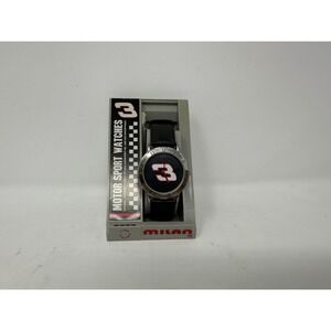 Dale Earnhardt Milan Motor Sport Watch MLN1052 Number 3 NASCAR Black New in Box
